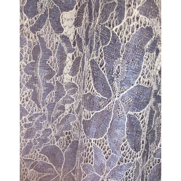 Just Taylor Blue Lace Dress Sz 10 Angel Cottage Core Romantic Prairie Midi Prom - Picture 6 of 16